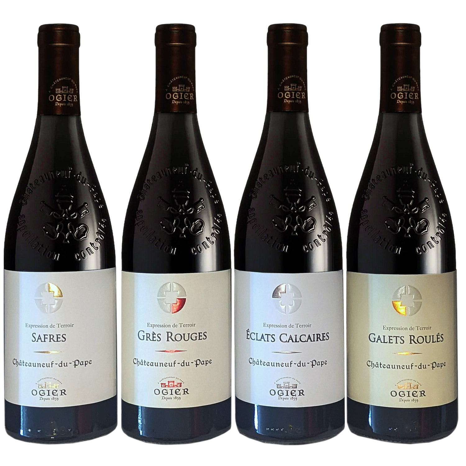 Ogier Châteauneuf-du-Pape Expression de Terroir 4er Set 2015