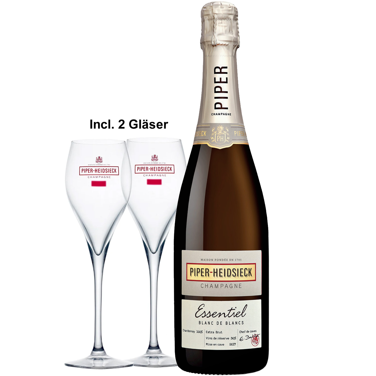 Champagne Piper-Heidsieck Essentiel Blanc de Blancs AOP Extra Brut