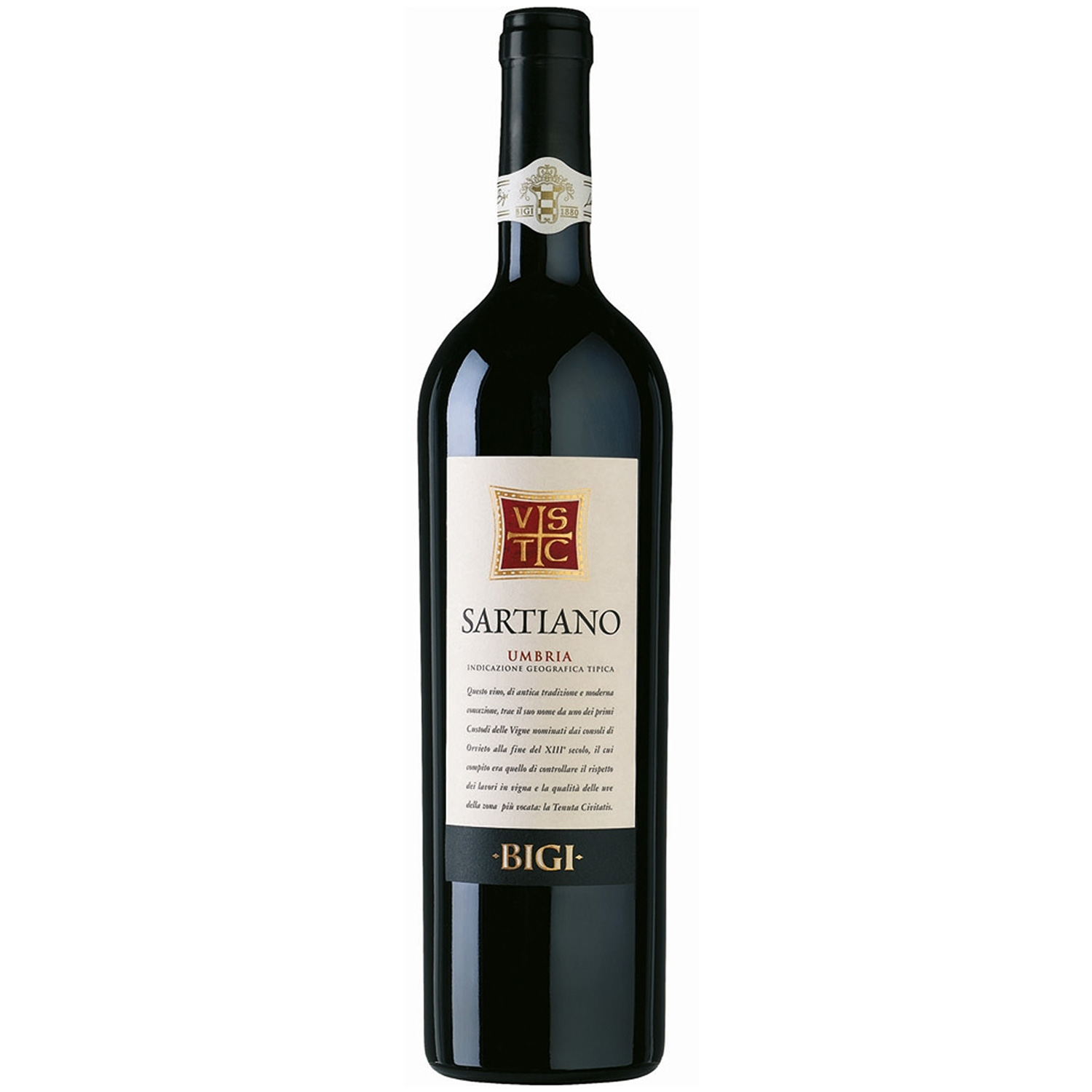 Italienischer Rotwein Sartiano BIGI bei online Nobile 2017 Vinum IGT hier Umbria