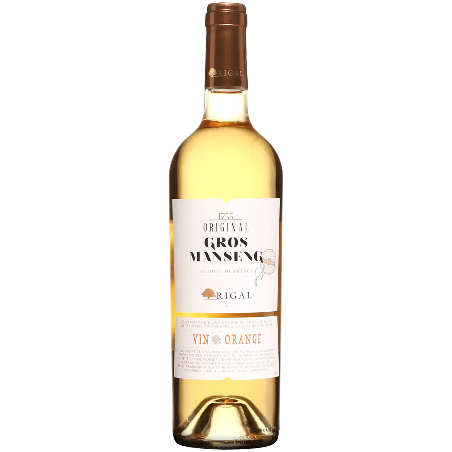 Rigal Original Gros Manseng Orange Cotes de Gascogne 2020