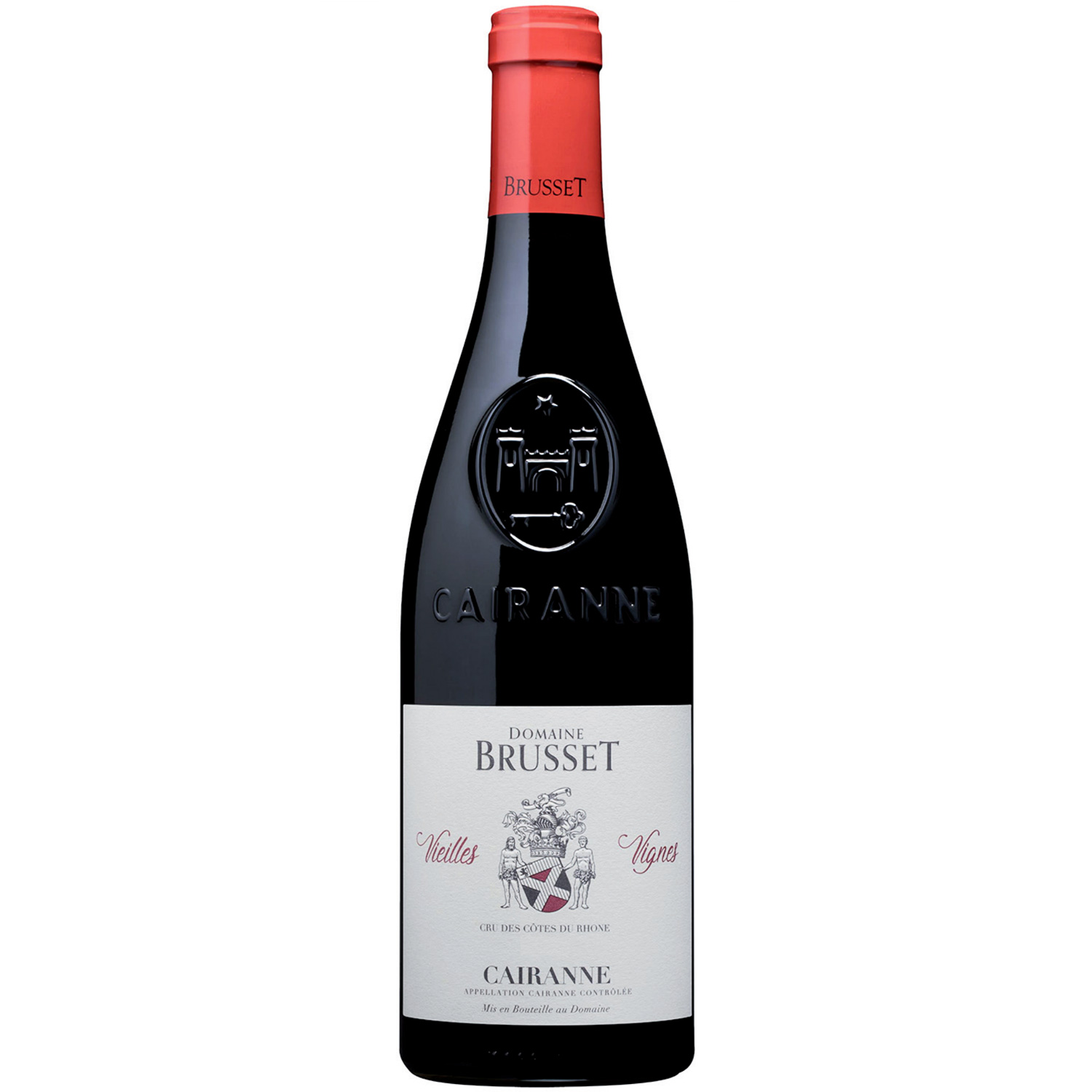 Rotwein Domaine Cairanne Vignes Frankreich Vieilles Brusset 2021