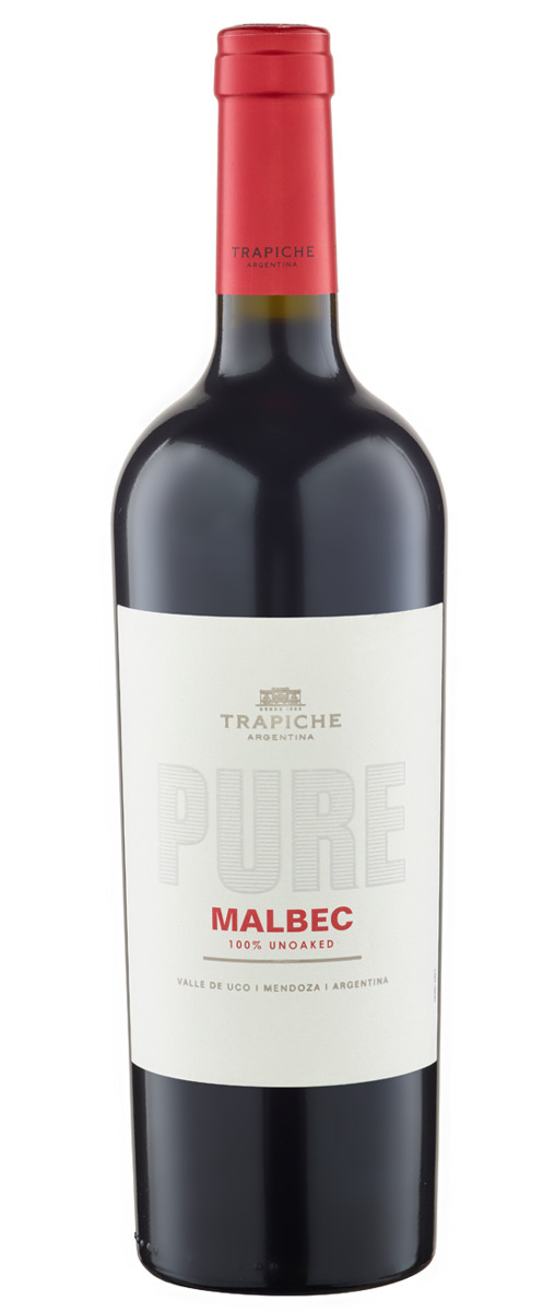Argentinien Malbec 2022- Trapiche Rotwein, Pure